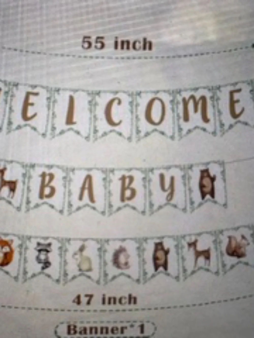 Baby Shower Decorations  Supplies Woodland Theme with critters